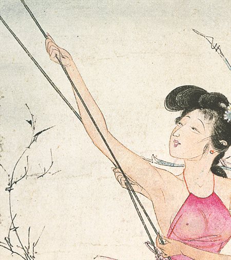 阳泉-胡也佛的仕女画和最知名的金瓶梅秘戏图